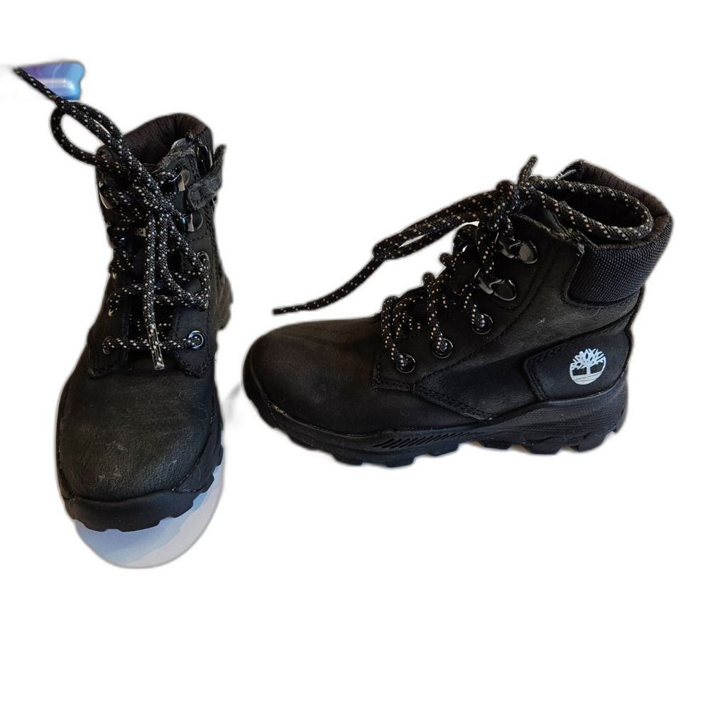 Timberland Toddler Brooklyn Ankle Boot Black A28EN Unisex Girls Boys Size 10